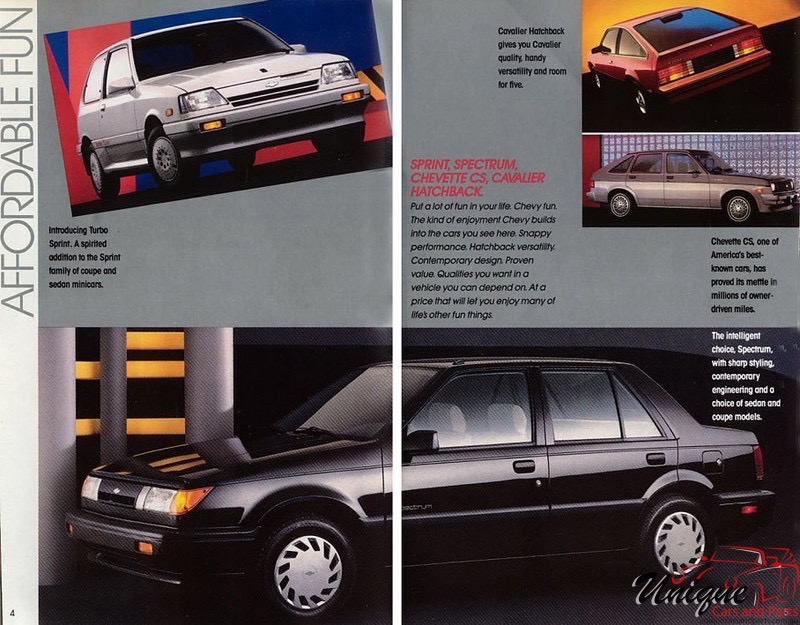 1987 Chevrolet Cars And Trucks Mailer Page 6